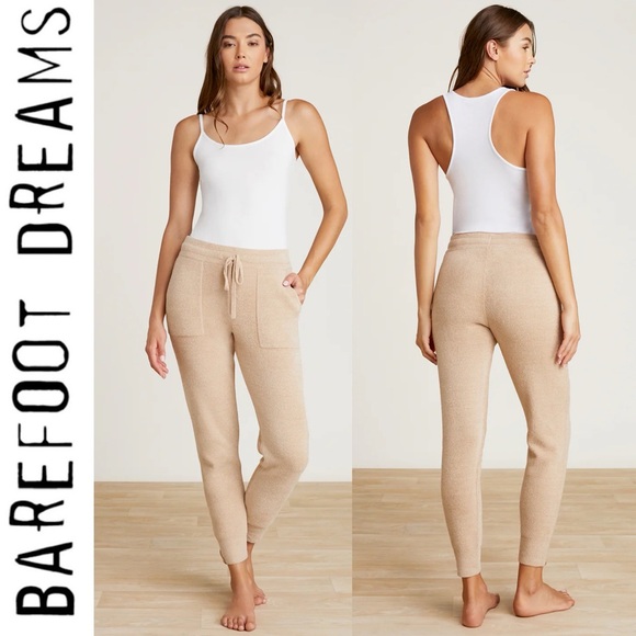 Barefoot Dreams CozyChic Ultra Light Fleece Drawstring Lounge Joggers Size 2X - Picture 2 of 14